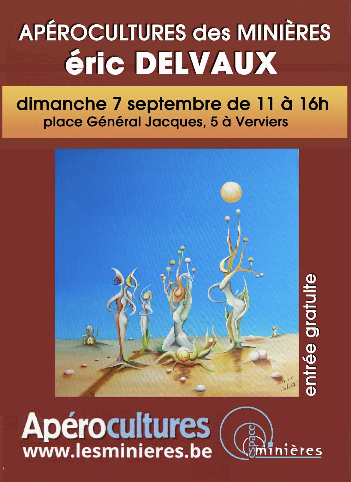 Affiche Apérocultures Verviers